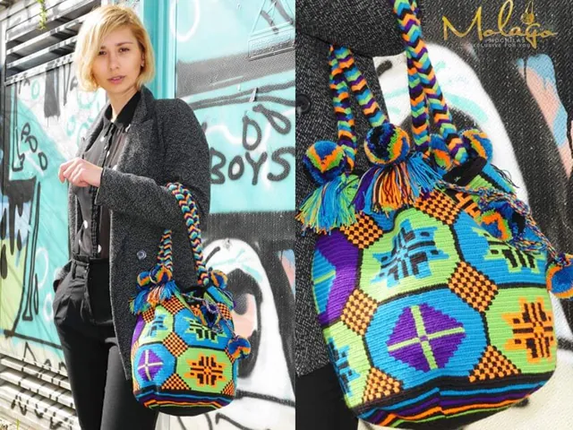 Mochila vor der Graffitiwand